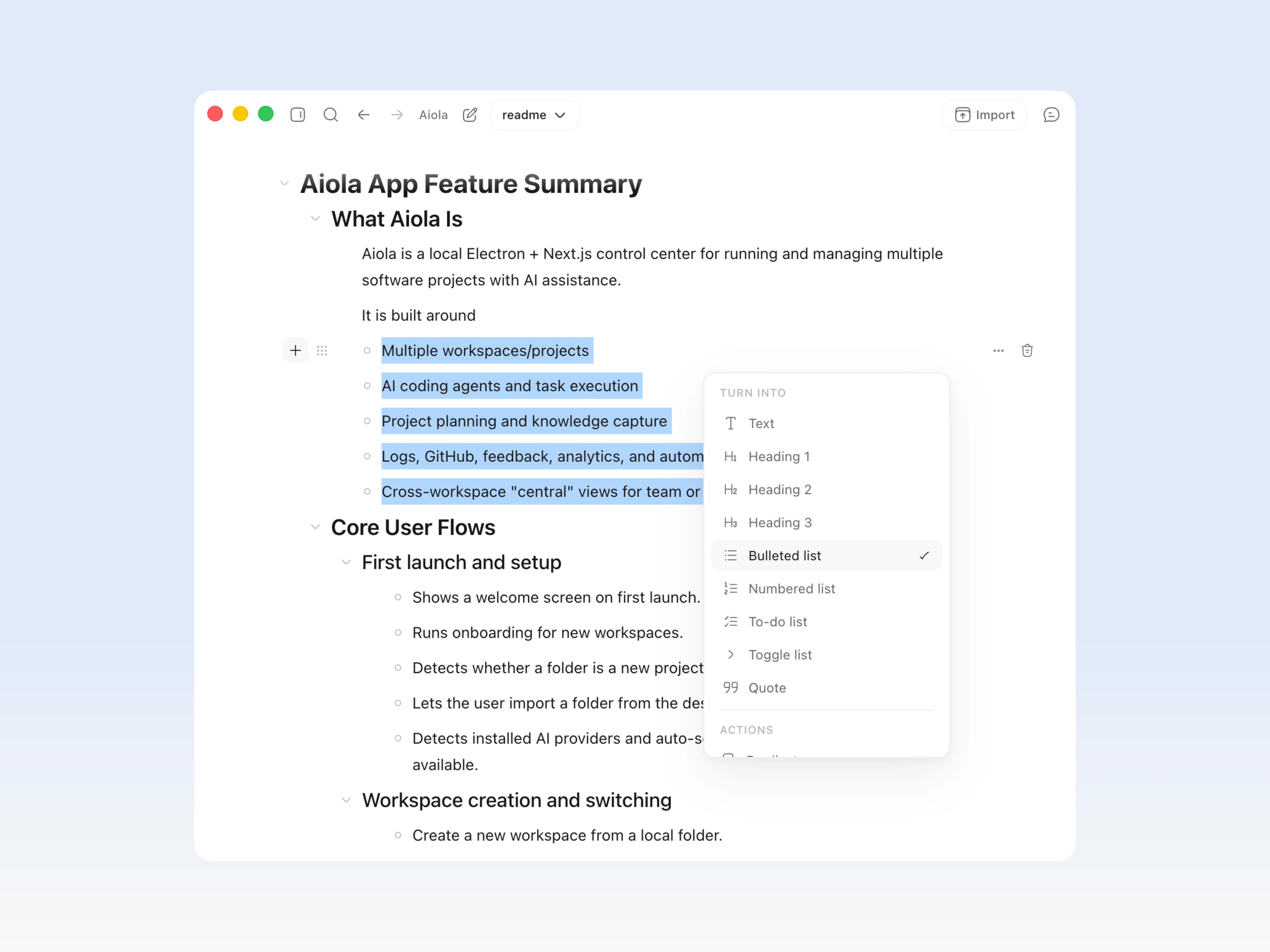 Notebook preview
